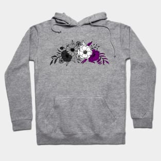 Asexual Pride Flowers Hoodie